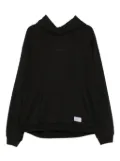 Ih Nom Uh Nit silicone logo hoodie - Black