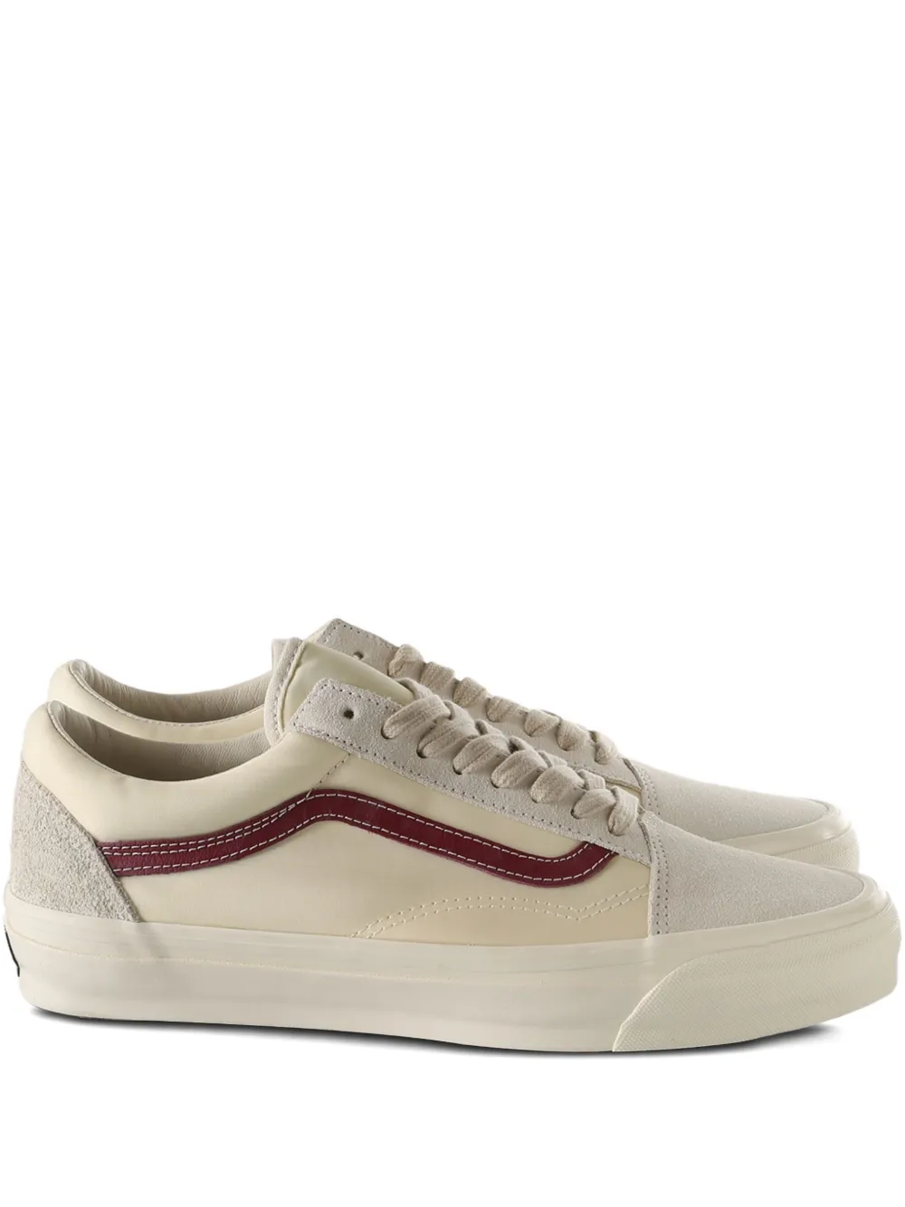 Vans Premium Old Skool suede-panelled sneakers Neutrals
