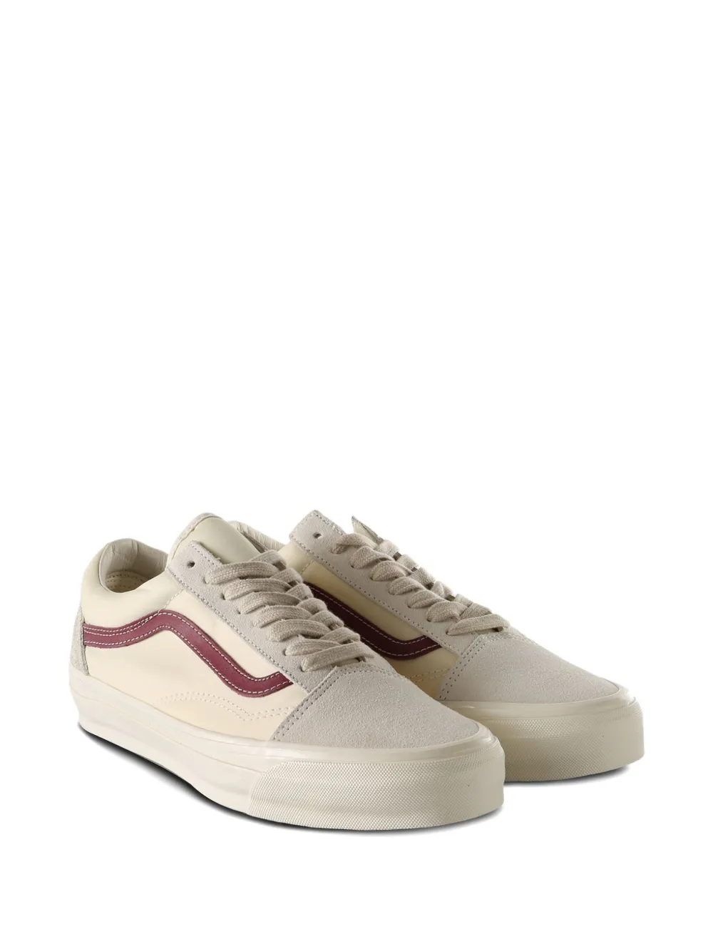 Vans Premium Old Skool suede-panelled sneakers Neutrals