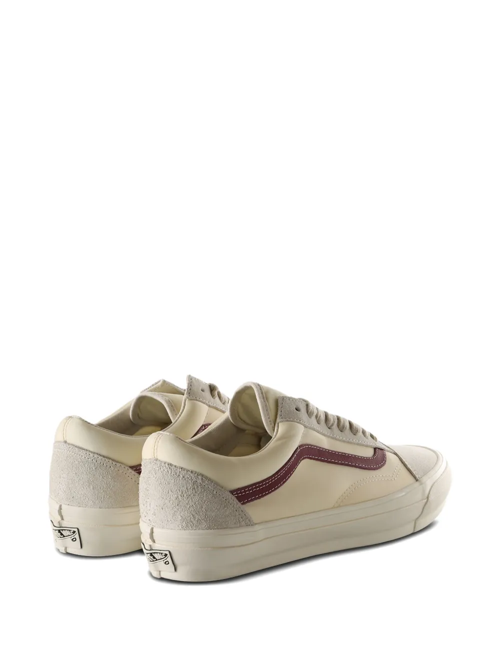 Vans Premium Old Skool suede-panelled sneakers Neutrals