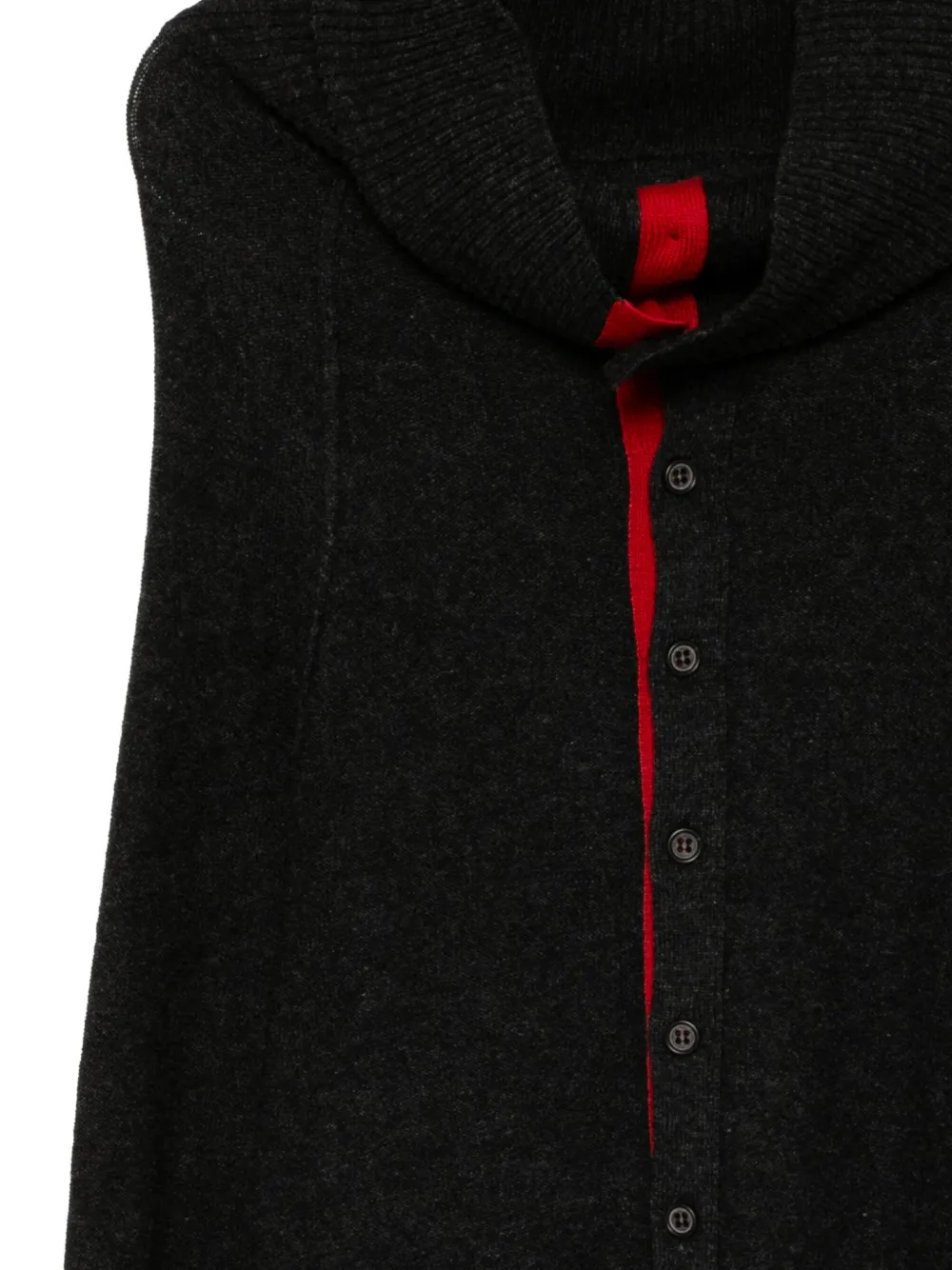 Y's Collared Cardigan In Black