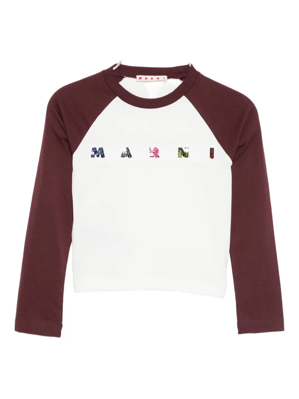 Marni Logo-print T-shirt In Brown