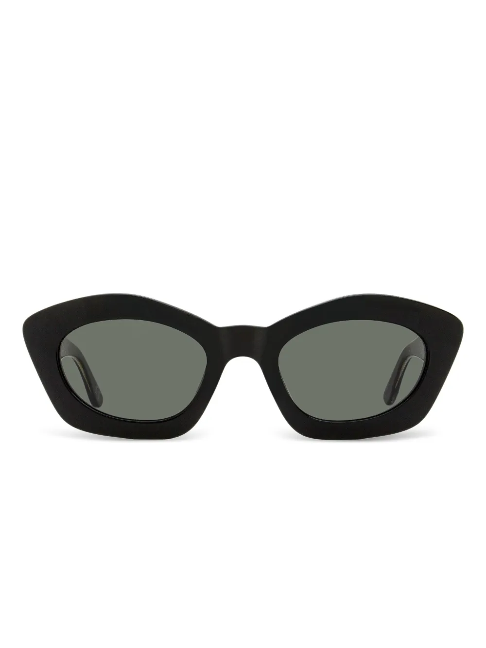 Marni Eyewear Zonnebril met cat-eye montuur Zwart