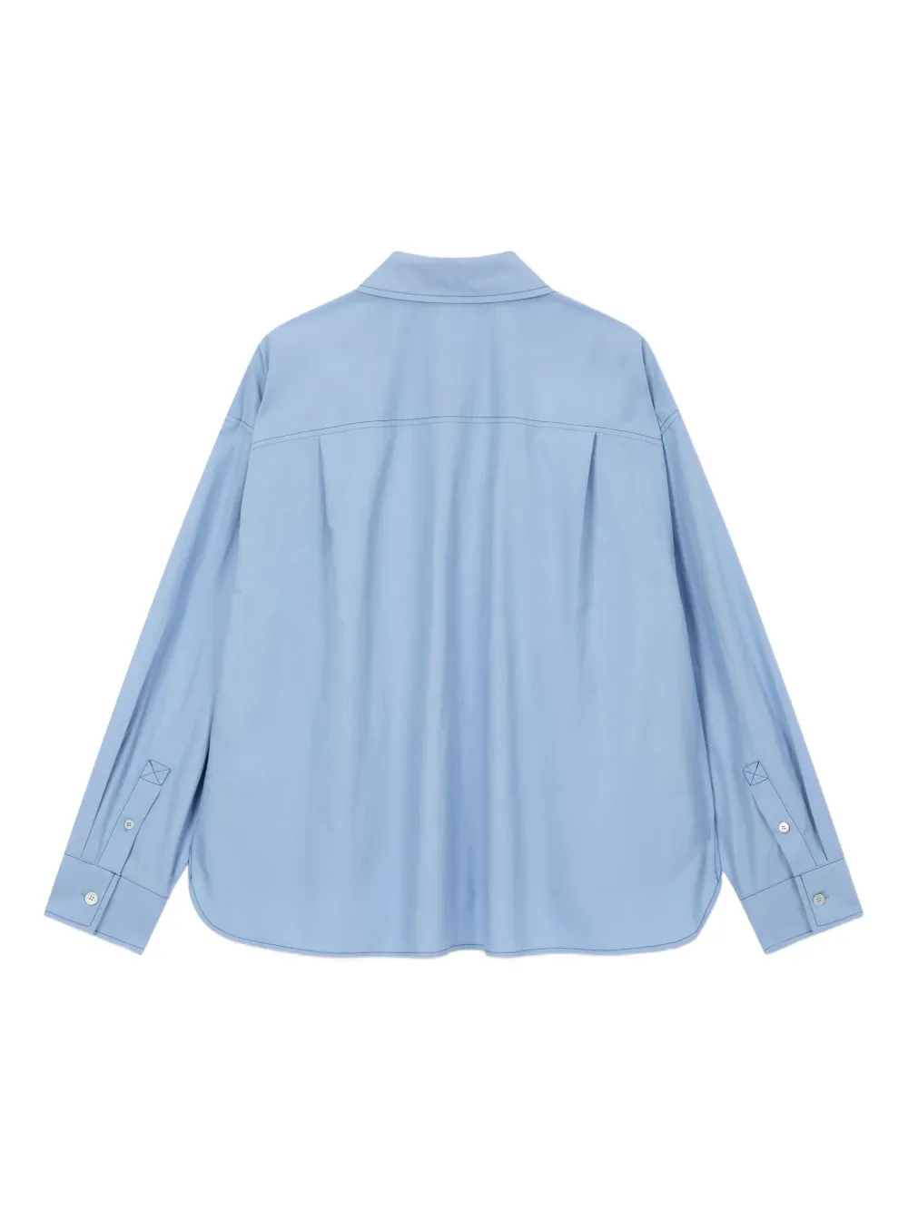 STUDIO TOMBOY stitch-detailing shirt - Blauw