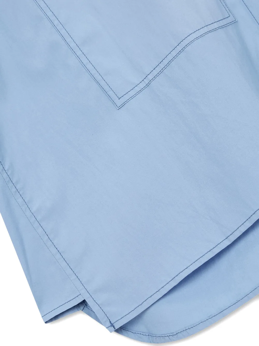 STUDIO TOMBOY Blouse met stikseldetail Blauw