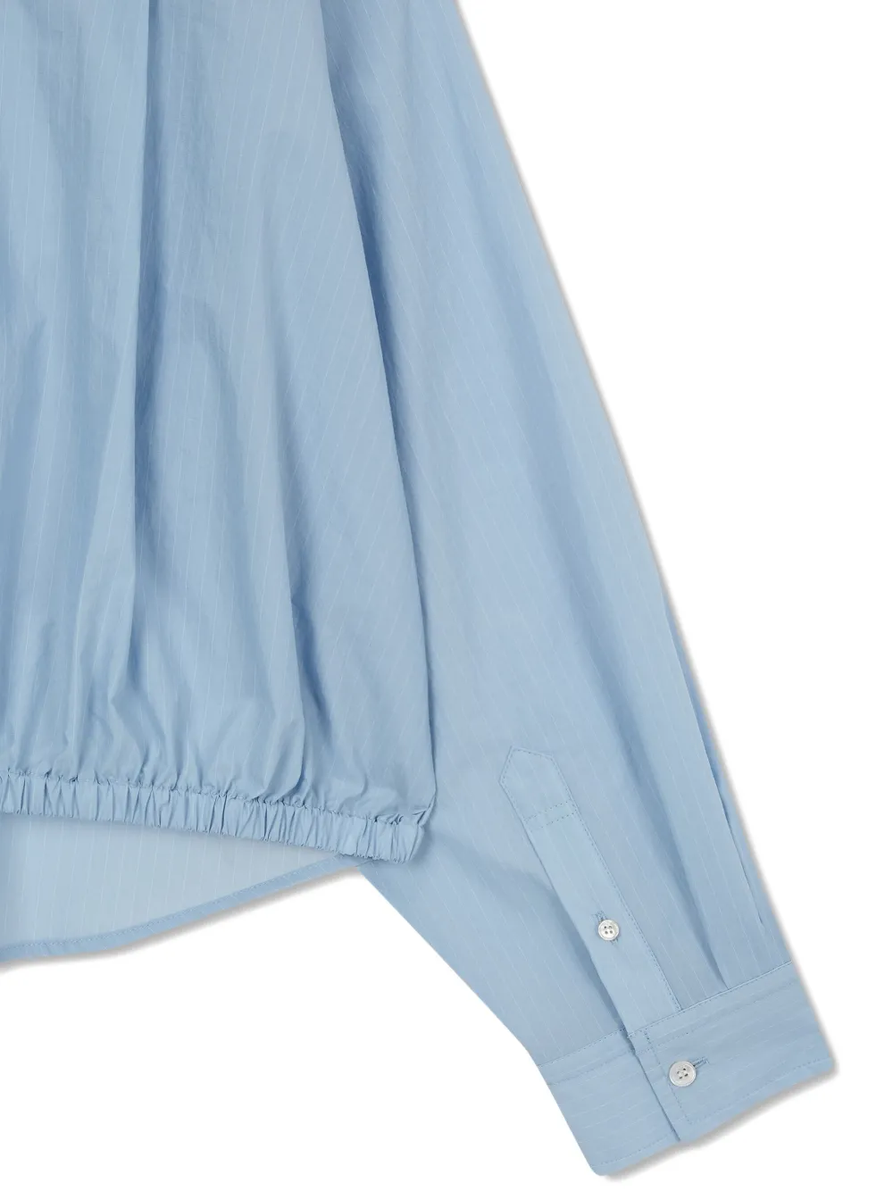 STUDIO TOMBOY Gestreepte blouse met elastische afwerking Blauw