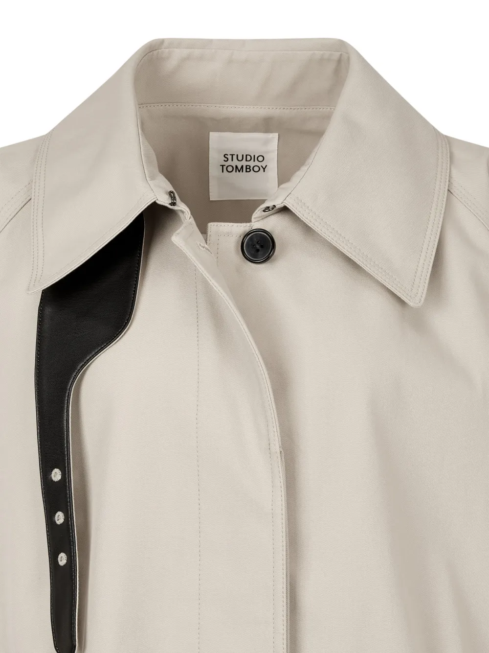 STUDIO TOMBOY Trenchcoat met ceintuur Beige