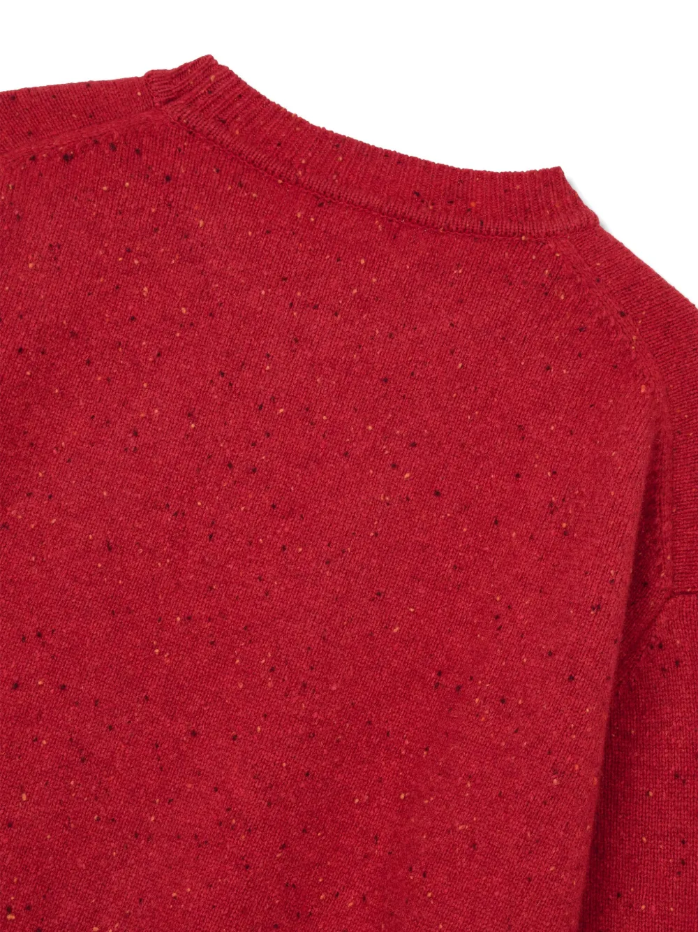 Studio Tomboy Speckled Sweater In Red