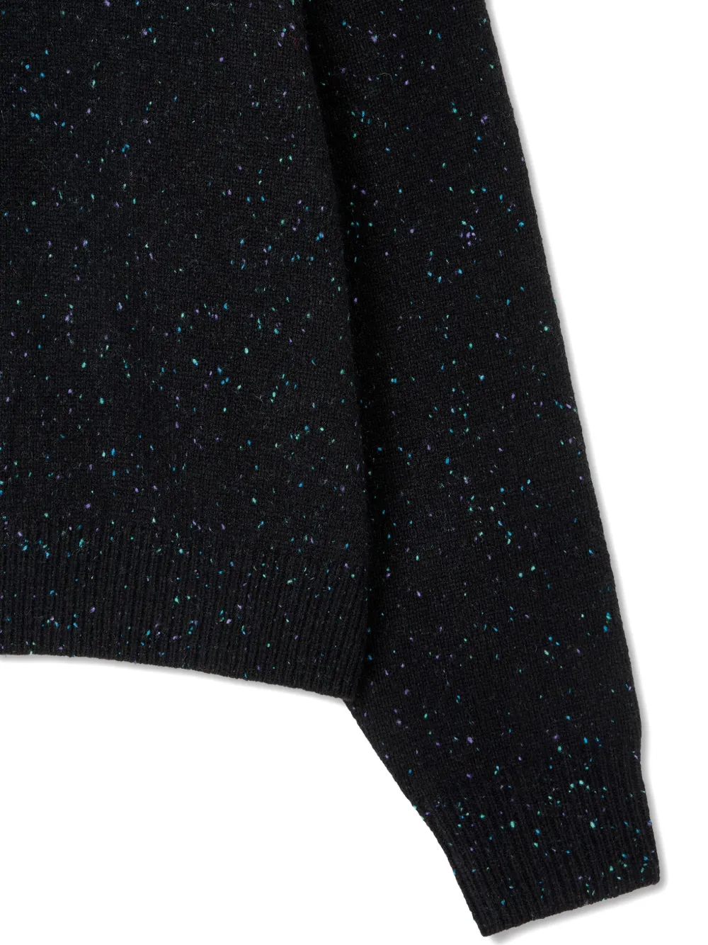 Studio Tomboy Speckle Sweater In Black