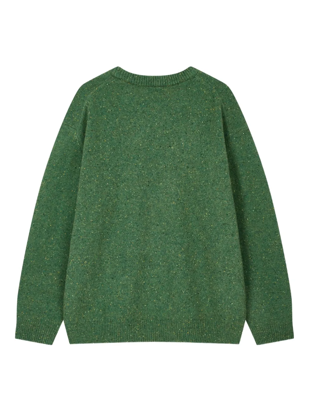 Studio Tomboy Speckle-knit Sweater In Green