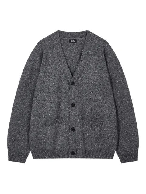STUDIO TOMBOY speckle-knit button cardigan