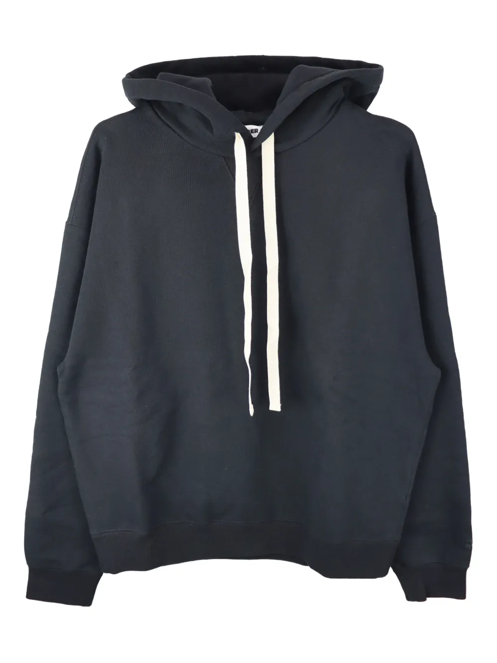 JIL SANDER+ drawstring-fastening hoodie Zwart