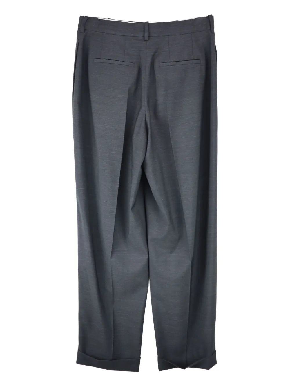 The Row TOR broek met geplooide afwerking - Zwart