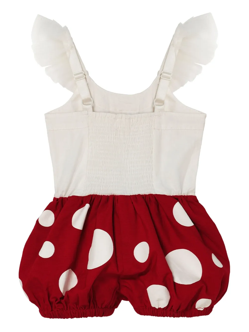 Tutu Du Monde Mushroom Magic jumpsuit met stippen - Wit