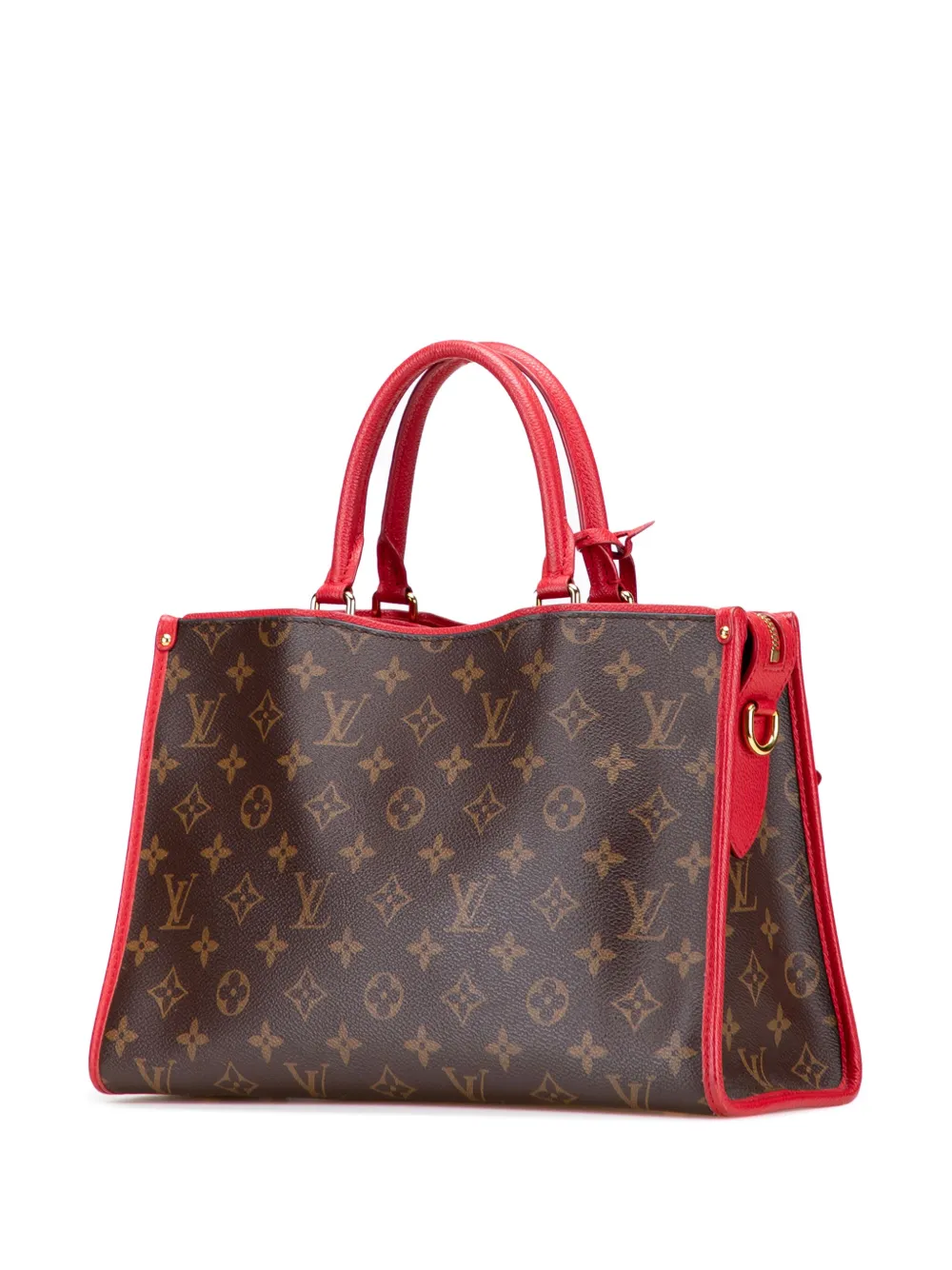 Pre-owned Louis Vuitton 2017 Monogram Popincourt Pm Satchel In Brown