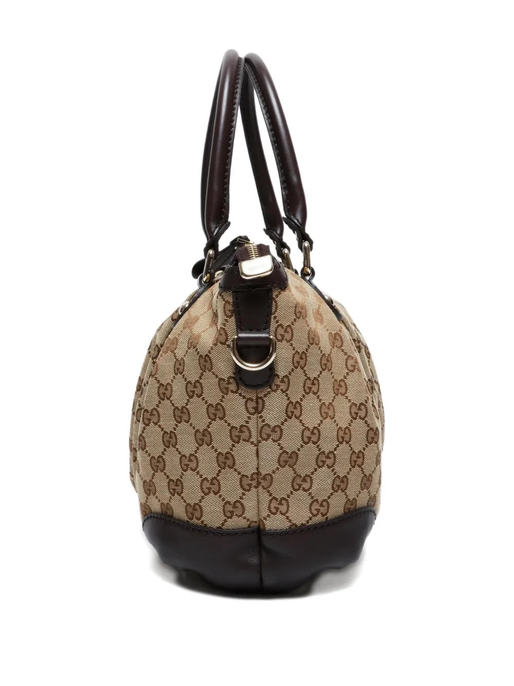 Pre-owned Gucci 2000-2015s Gg Pattern Sukey Handbag In Neutral
