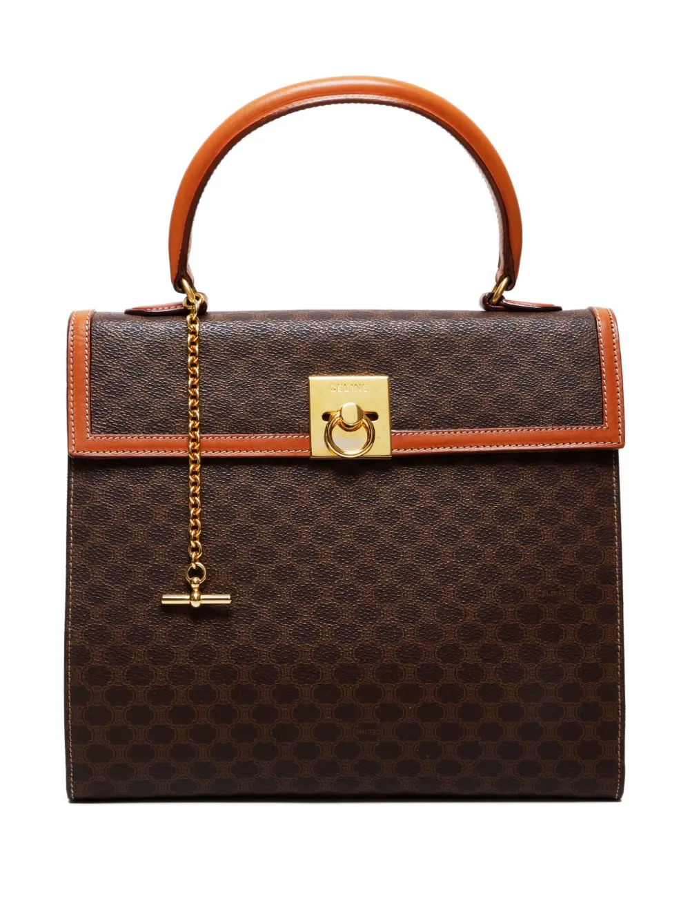 Celine Pre-Owned 2000s マカダム ハンドバッグ | ブラウン | Image 1