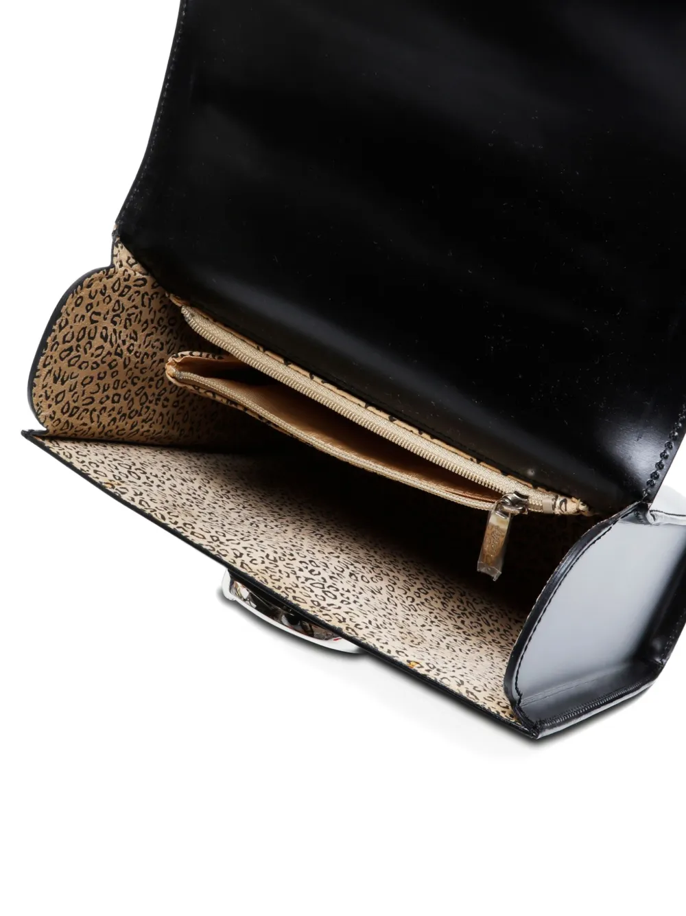 Pre-owned Cartier 2000-2010s Panther Handbag In Black
