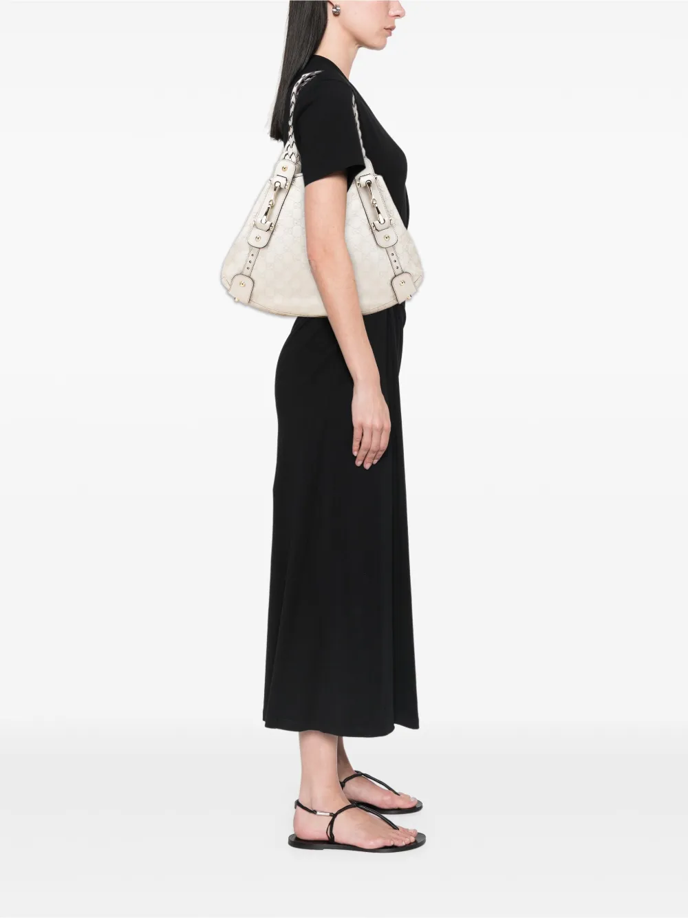Gucci Pre-Owned 2000-2015 Small Guccissima Horsebit Pelham shoulder bag | Pre-Owned | Image 2