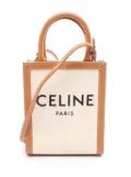 Celine Pre-Owned 2018-2025 Mini Canvas Vertical Cabas Tote satchel - Brown