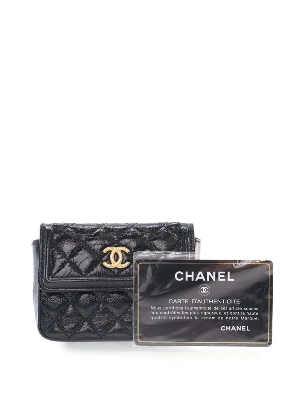 CHANEL Pre-Owned 2020 Quilted Shiny Aged Calfskin Waist belt bag | Pre-Owned | Image 2