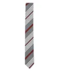 Thom Browne striped tie - Grey