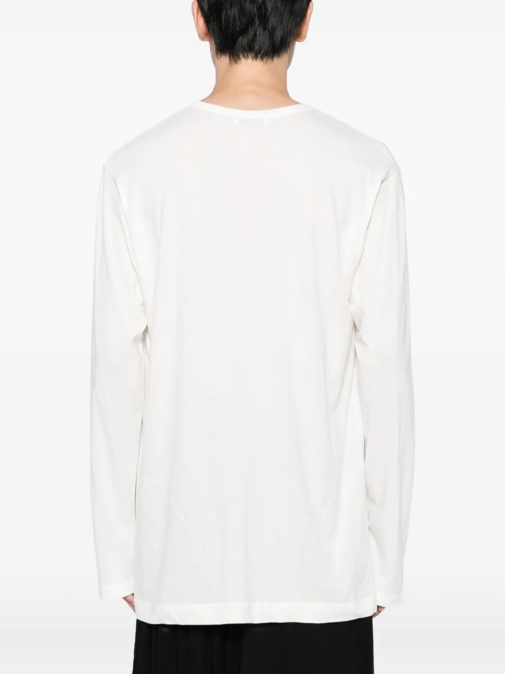 Yohji Yamamoto Graphic-printed T-shirt In White