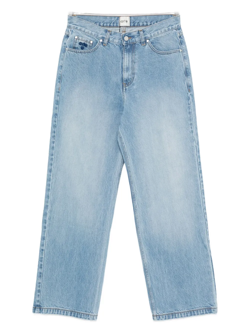 Arte Antwerp Jeans con design a cinque tasche - Blu