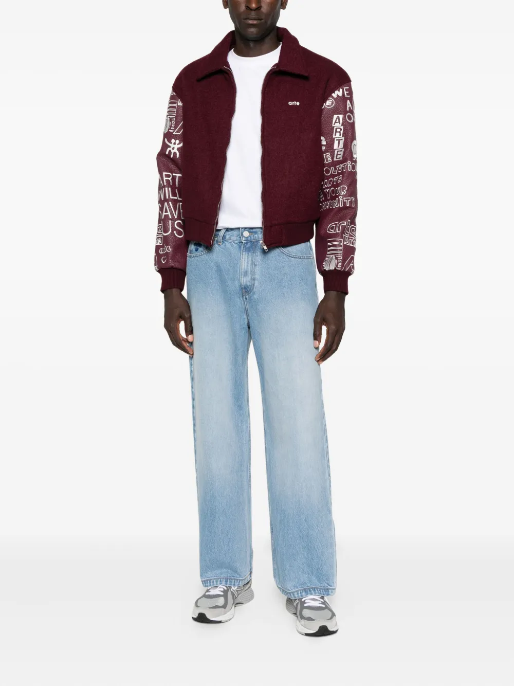 Arte Antwerp Jeans met vijf zakken - Blauw