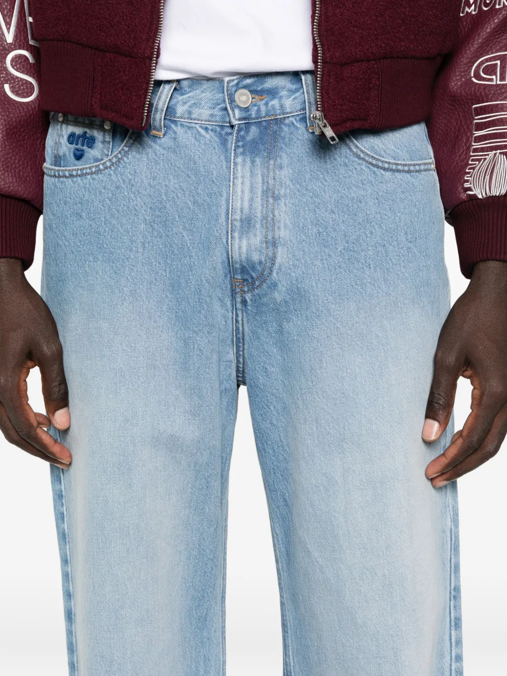 Arte Antwerp Five-pockets Jeans In Blue