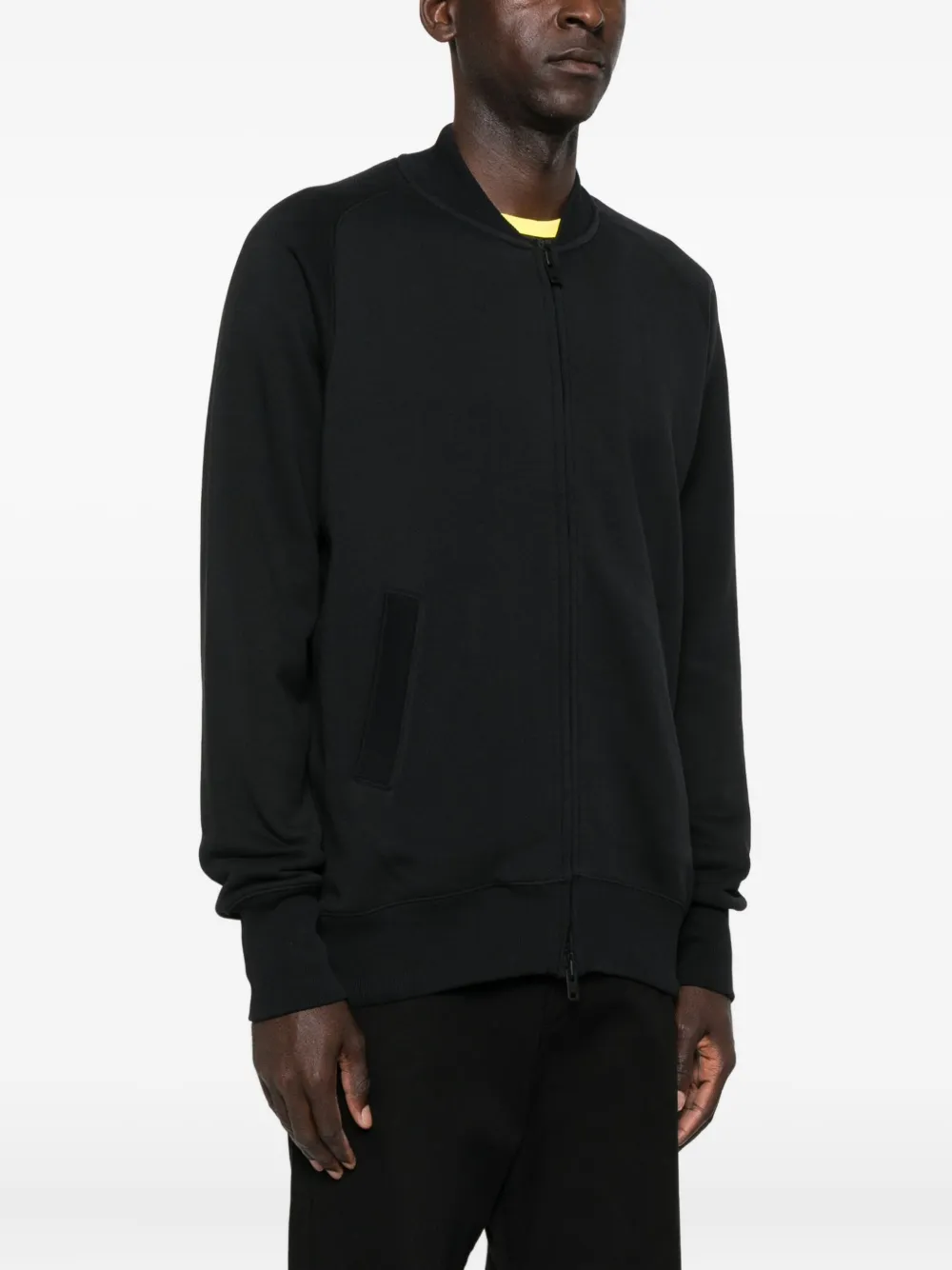 Y-3 FT Track sweater met geribbelde manchetten en rits Zwart