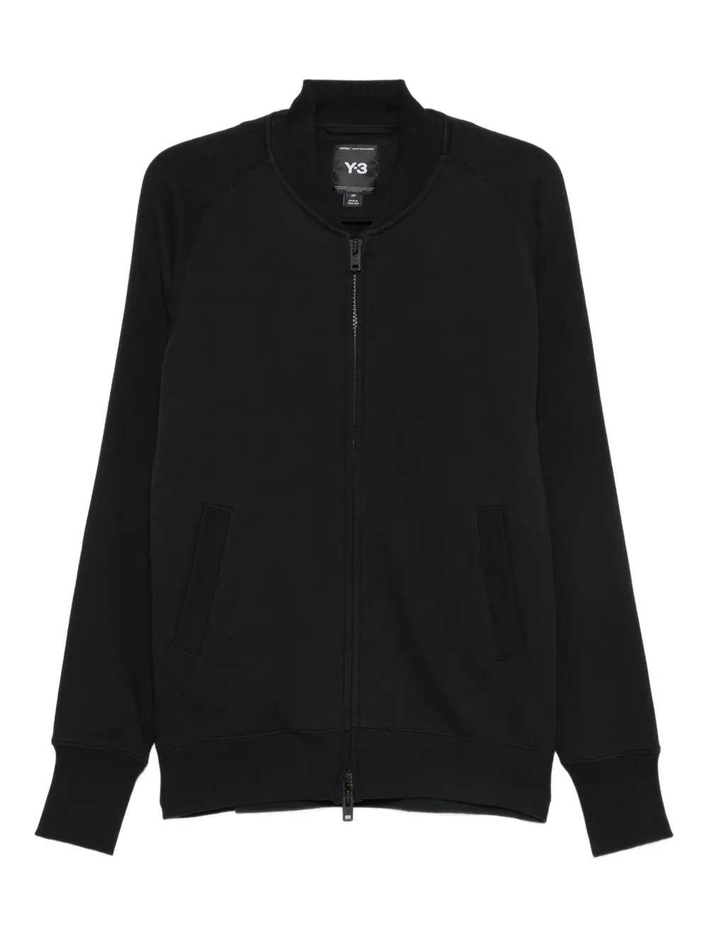 Y-3 ADIDAS FT Track zip-front ribbed-cuff sweatshirt | Black | Image 1