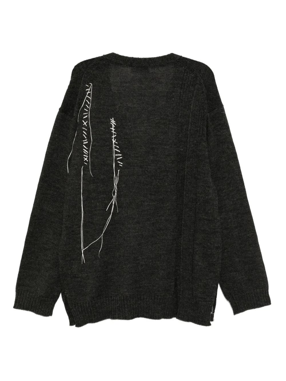 Yohji Yamamoto 5G1P-embroidered cardigan | Cardigans | Image 2