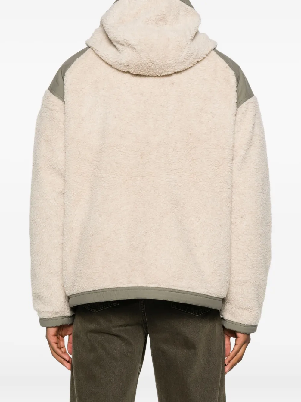 Canada Goose Alberni Reversible Fleece Bomber In Neutral