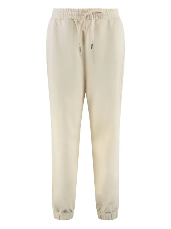 Canada Goose Cotton Drawstring Sweatpants in White