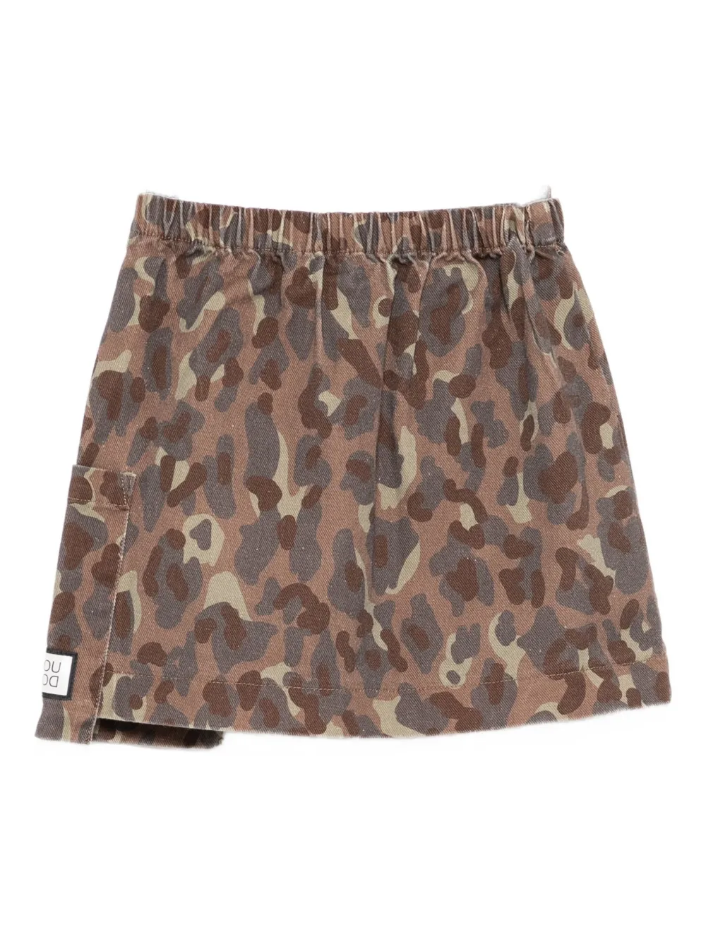 Douuod Victory Spotted Skirt In Brown
