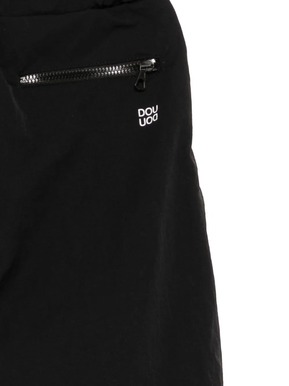 Douuod Kids Broek met logoprint Zwart