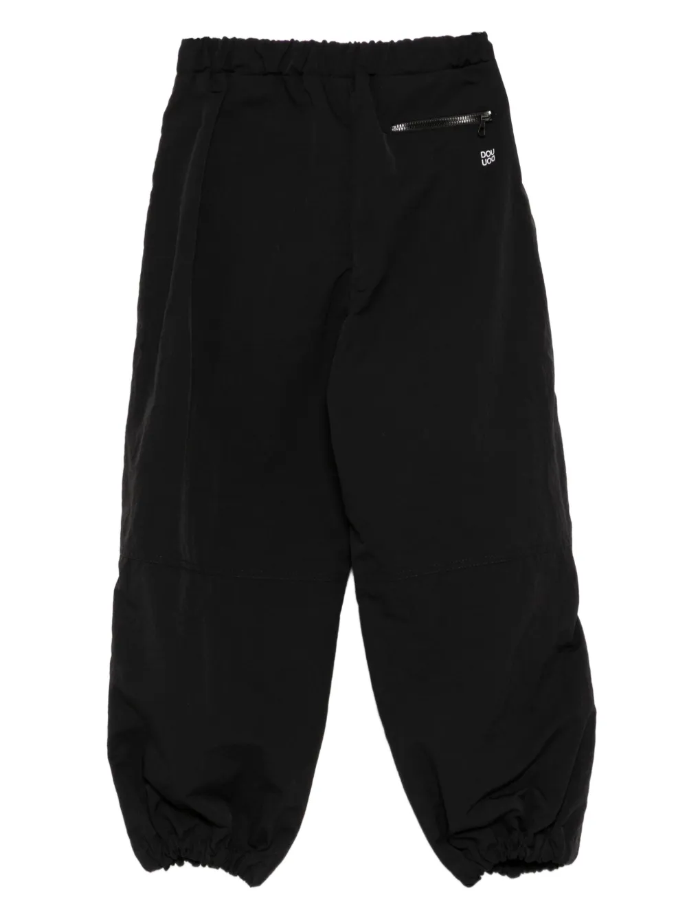 Douuod Kids Broek met logoprint Zwart