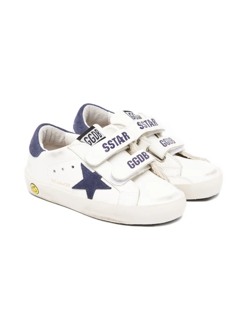 Golden Goose Kids' Star-embellished Trainers In White