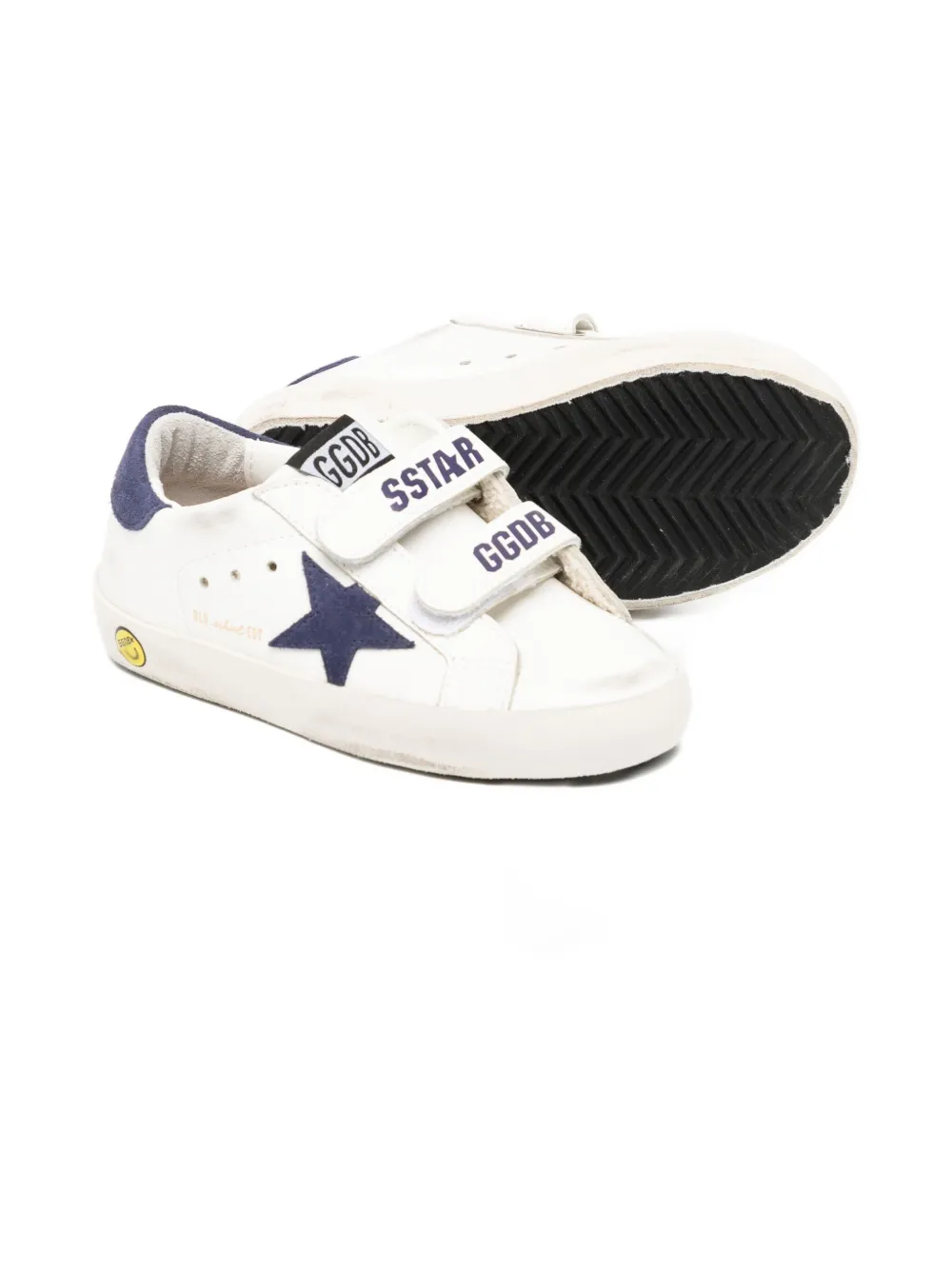 Golden Goose Star-embellished Trainers In White