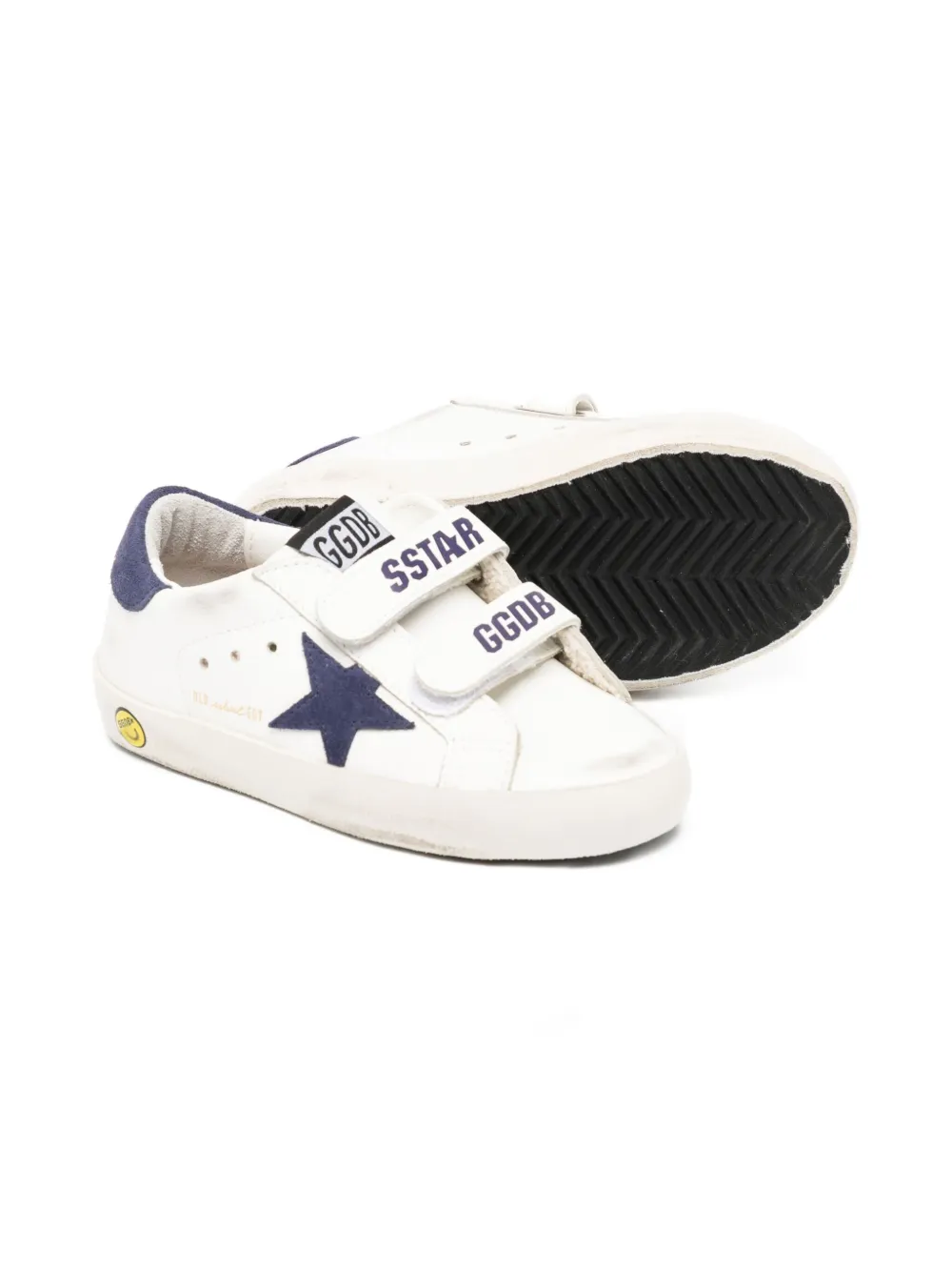 Golden Goose Kids star-embellished trainers White