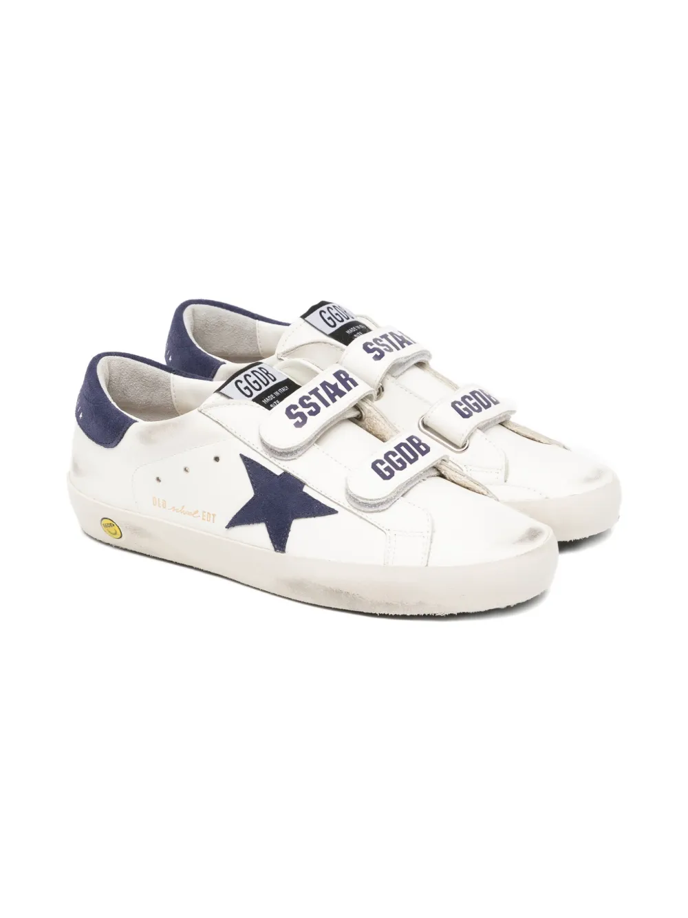 Golden Goose Old School Teen Trainers In White