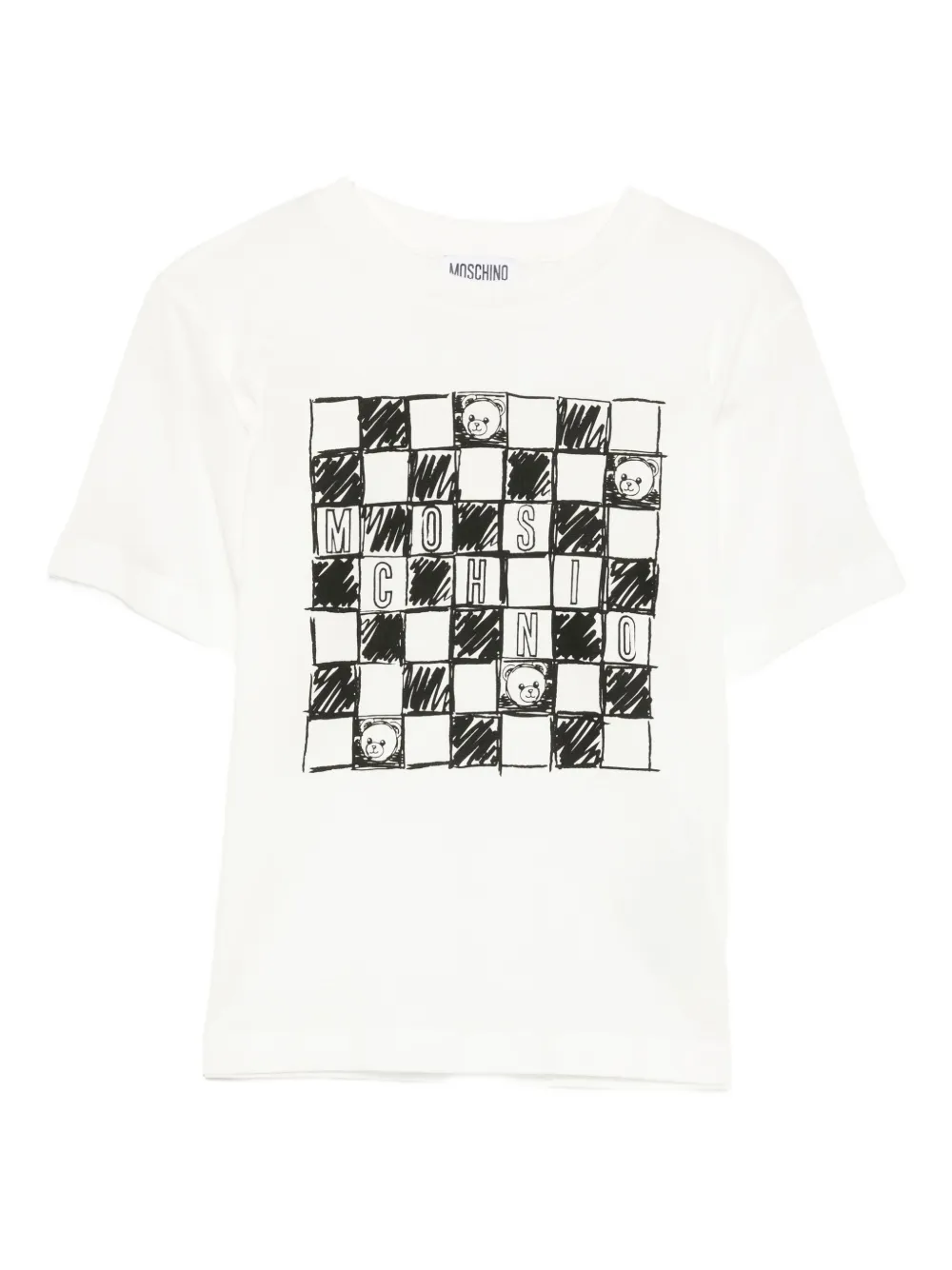 Moschino Kids logo-print T-shirt | White | Image 1