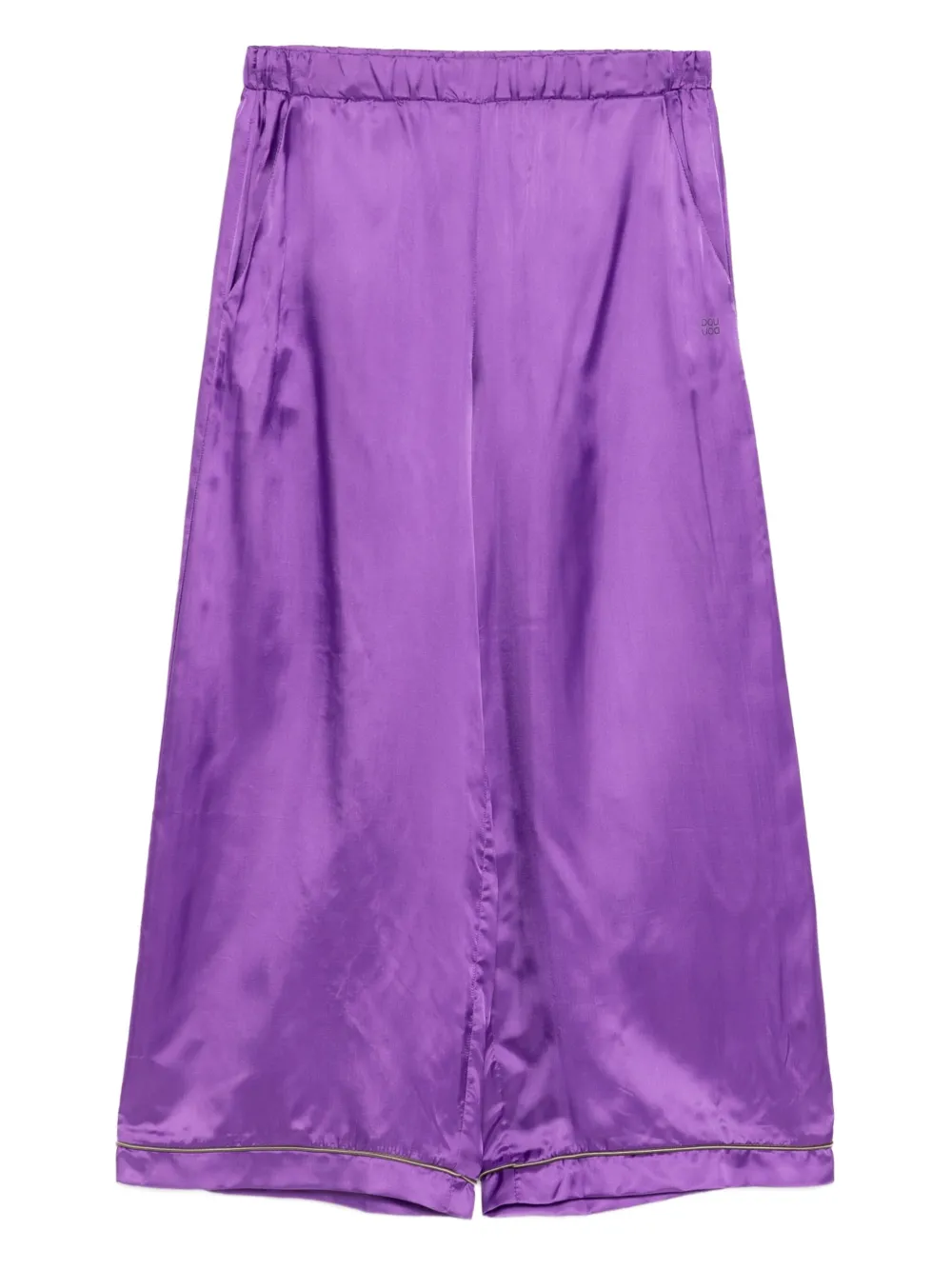Douuod Kids logo-print trousers | Purple | Image 1