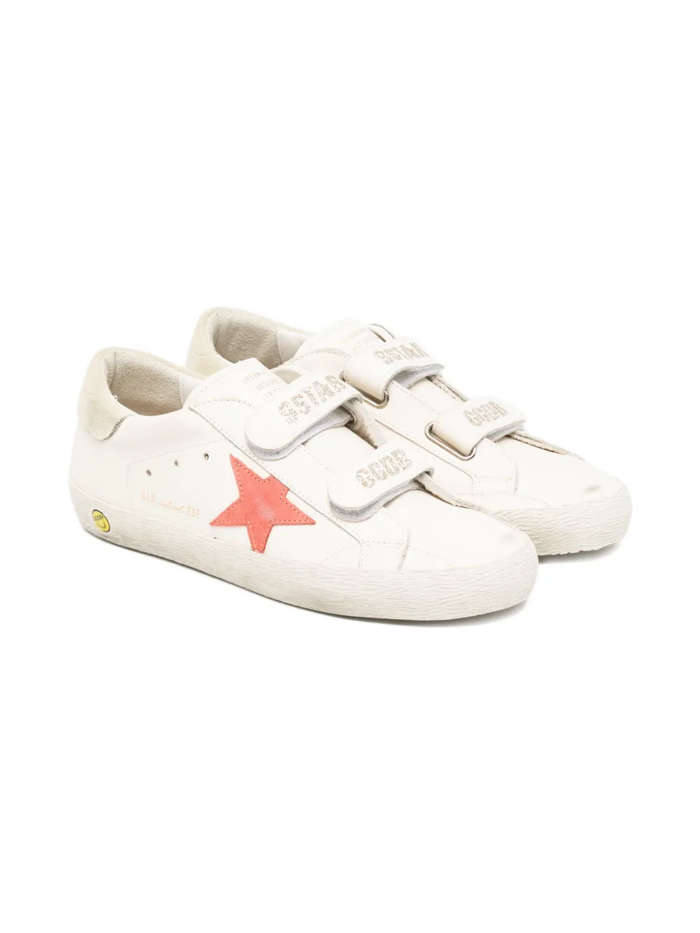 Golden Goose Old School Teen Trainers In White
