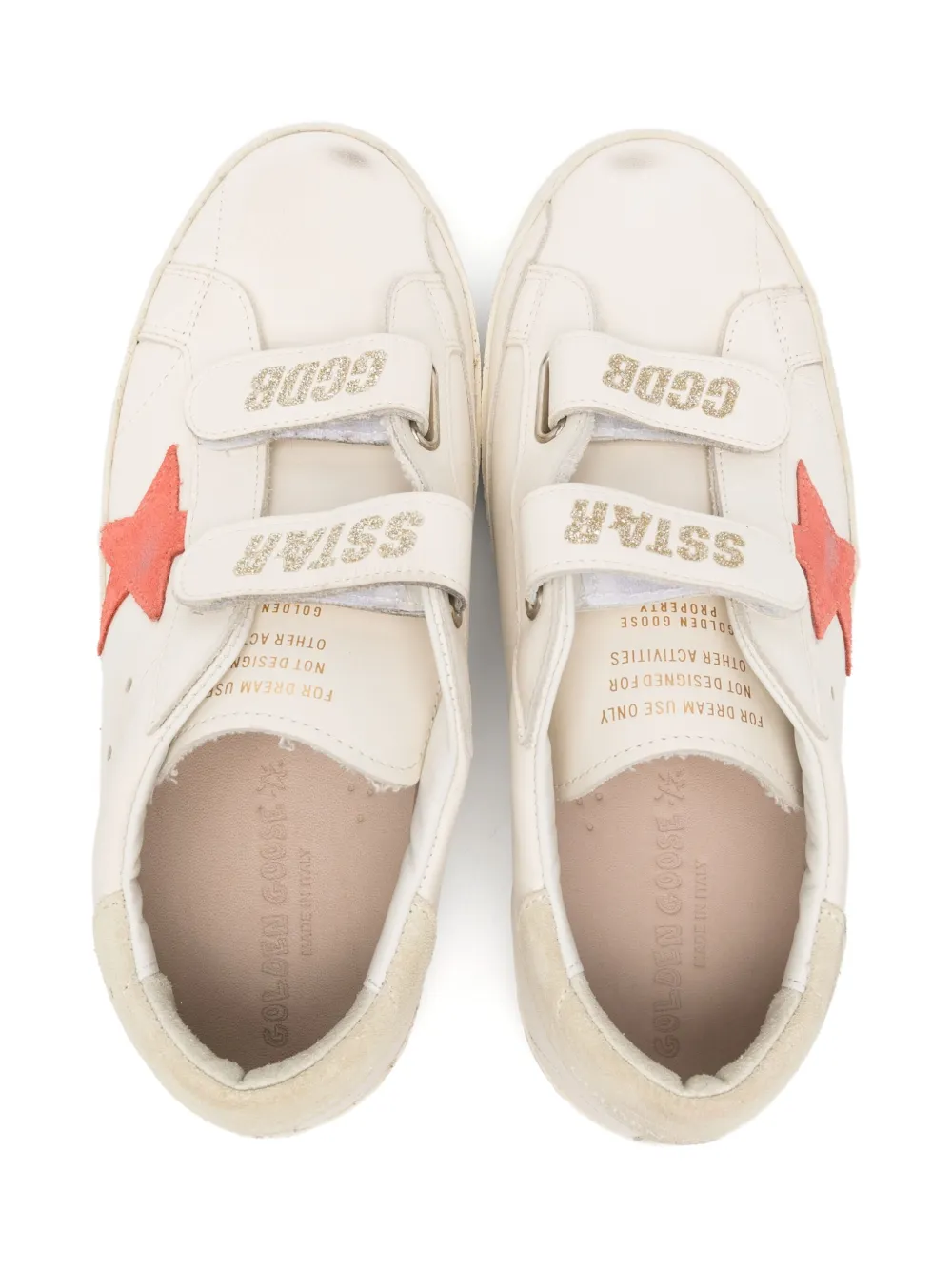 Golden Goose Kids Old School Teen sneakers Beige