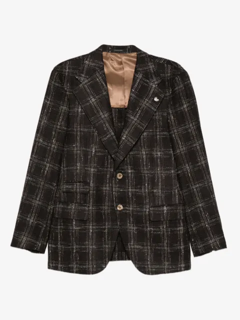 Gabriele Pasini checked long-sleeve jacket
