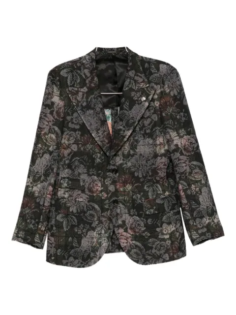 Gabriele Pasini floral-pattern cotton blazer