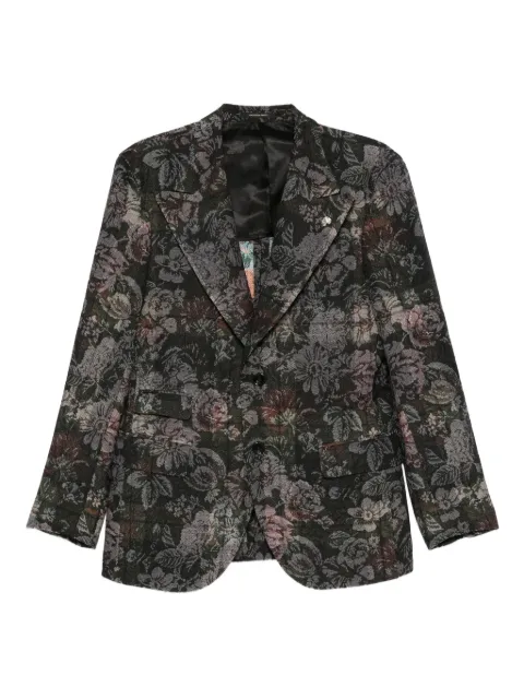 Gabriele Pasini floral-pattern cotton blazer