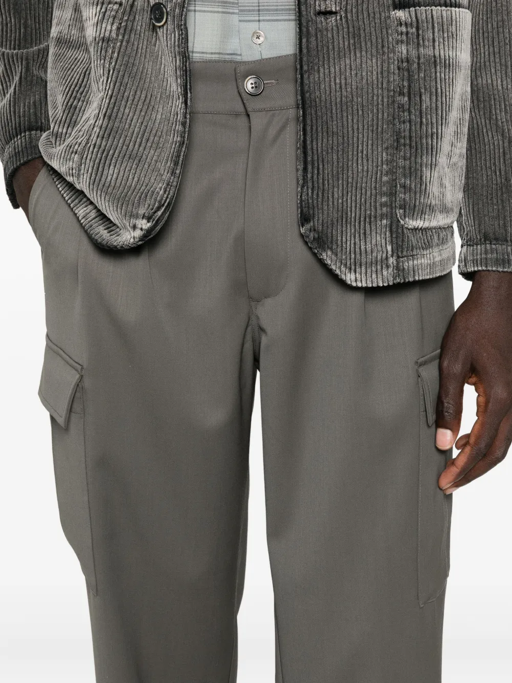 Barena Venezia Cargo-pockets Trousers In Gray